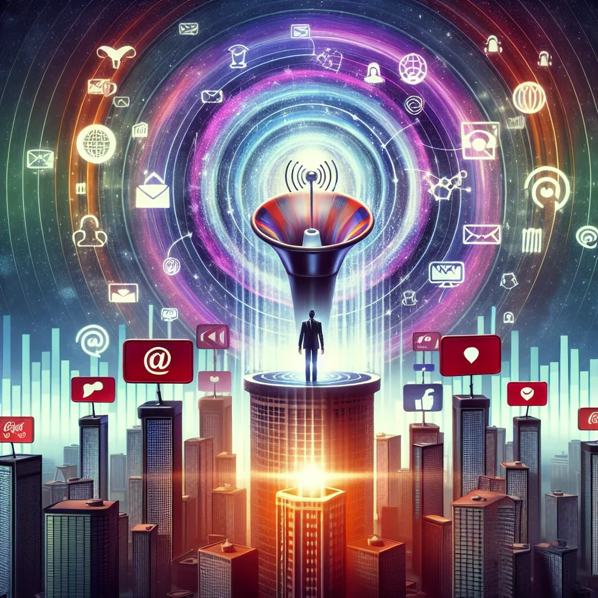 Multiple digital channels displaying a unified brand voice
